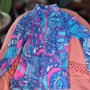 Lily Pulitzer Gitls Athletic Style Jacket! Size XL